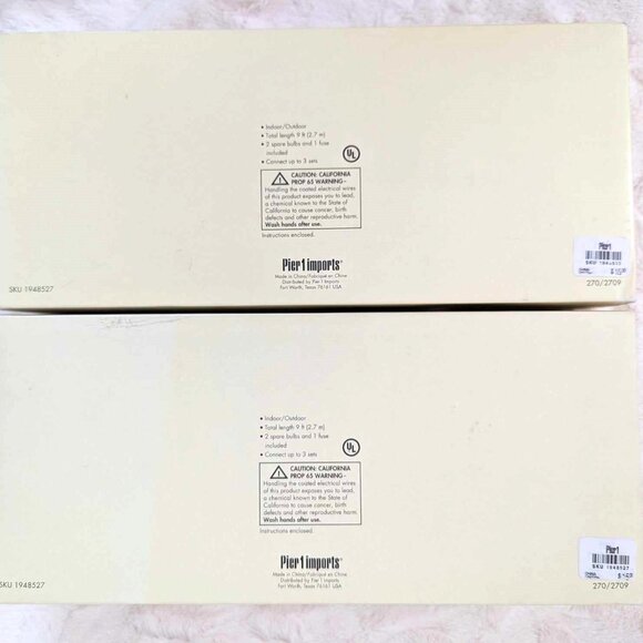 Pier 1 Multi-Color Round Chinese Lantern String Lights 10 light/set. (Set of 2) - Picture 7 of 8